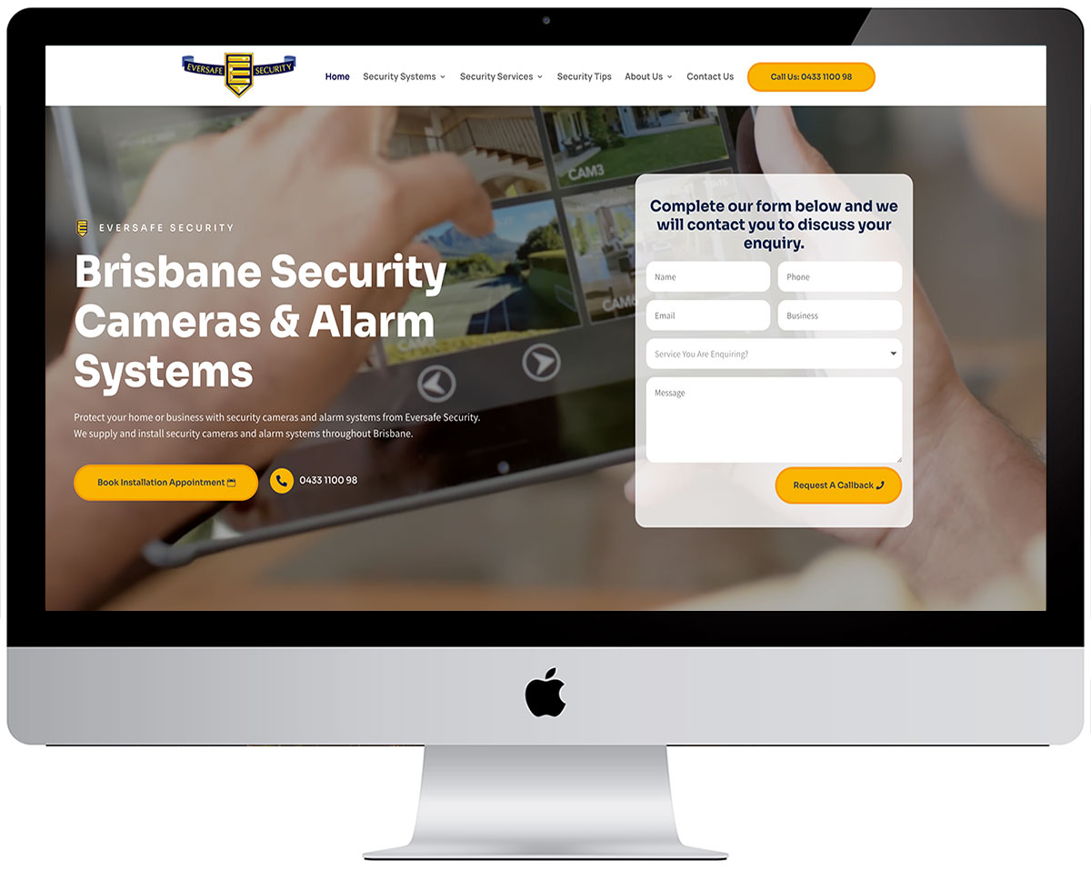 brisbane north webssite design portfolio item