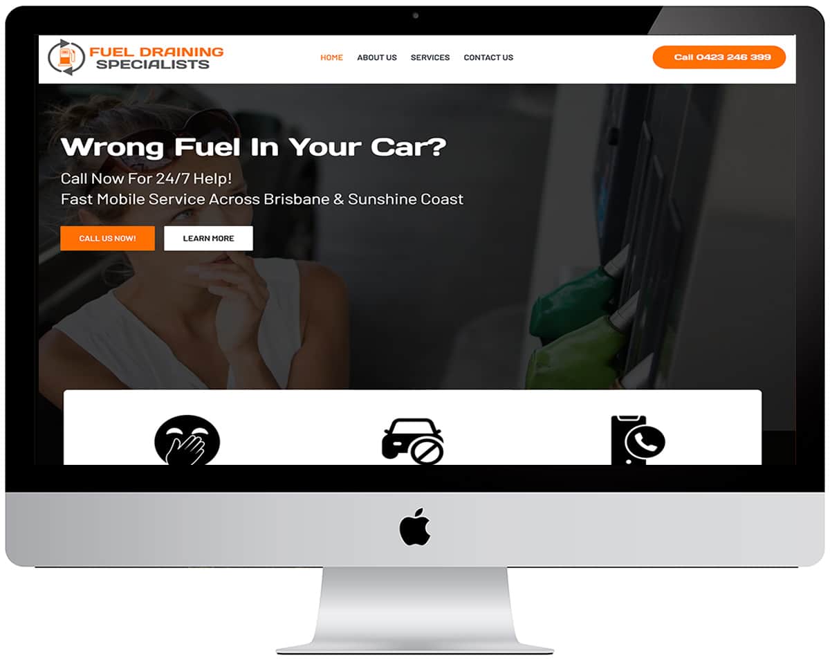 Fuel Draining Specialists Website Design